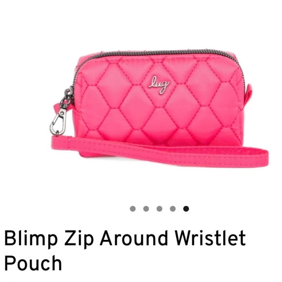 lug Handbags - NWT Lug Blimp Wristlet In Magenta (Neon Pink)